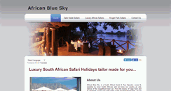Desktop Screenshot of africanbluesky.co.za